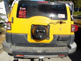 2007 TOYOTA FJ CRUISER YELLOW 4.0L AT 4WD Z18355